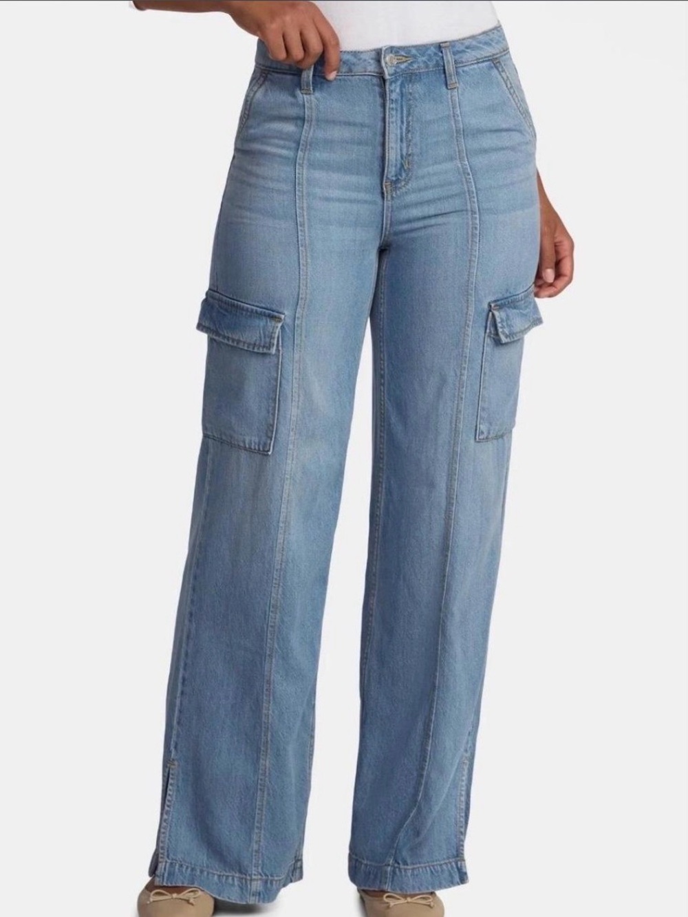 Womens Cargo Jeans